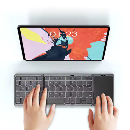 Huawei Mini Folding Bluetooth Keyboard with Touchpad – Multi-Language for Windows, Android & iOS