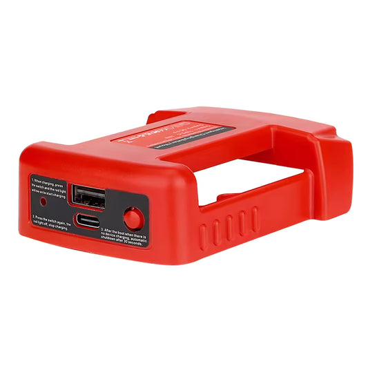 USB Power Bank Adapter for 18V Li-Ion Batteries – Type-C Fast Charging