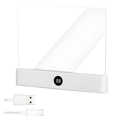 LED Flat Panel Reading Light – Eye Protection & USB Rechargeable