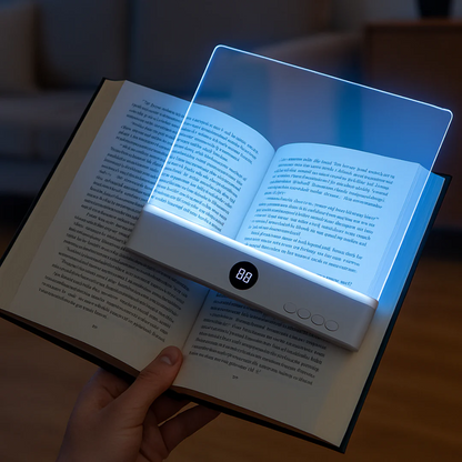 LED Flat Panel Reading Light – Eye Protection & USB Rechargeable