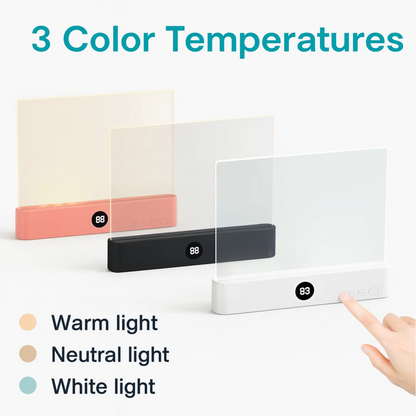 LED Flat Panel Reading Light – Eye Protection & USB Rechargeable