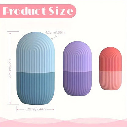 Festive Silicone Ice Roller Massager – Reusable Gift for Women