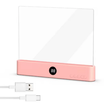 LED Flat Panel Reading Light – Eye Protection & USB Rechargeable