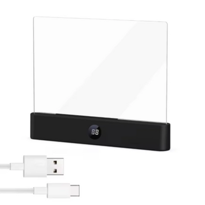 LED Flat Panel Reading Light – Eye Protection & USB Rechargeable